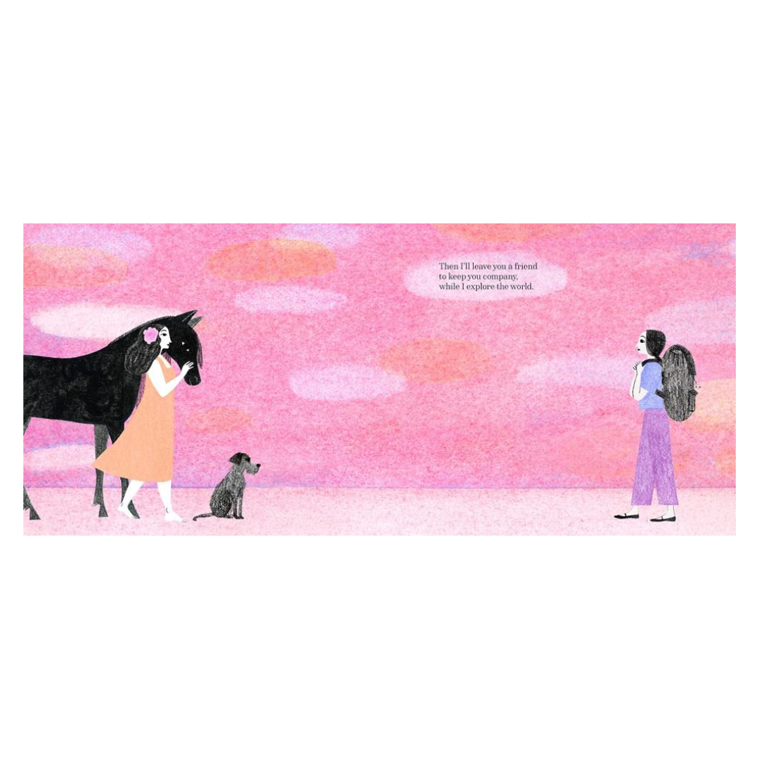 A Rose, a Bridge, and a Wild Black Horse