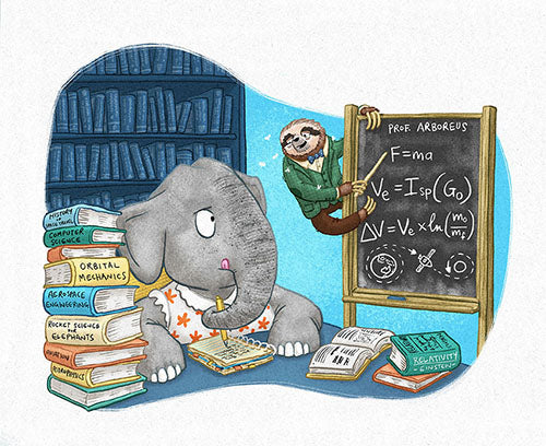 "So Stella Found Teachers" Archival print from Stellarphant