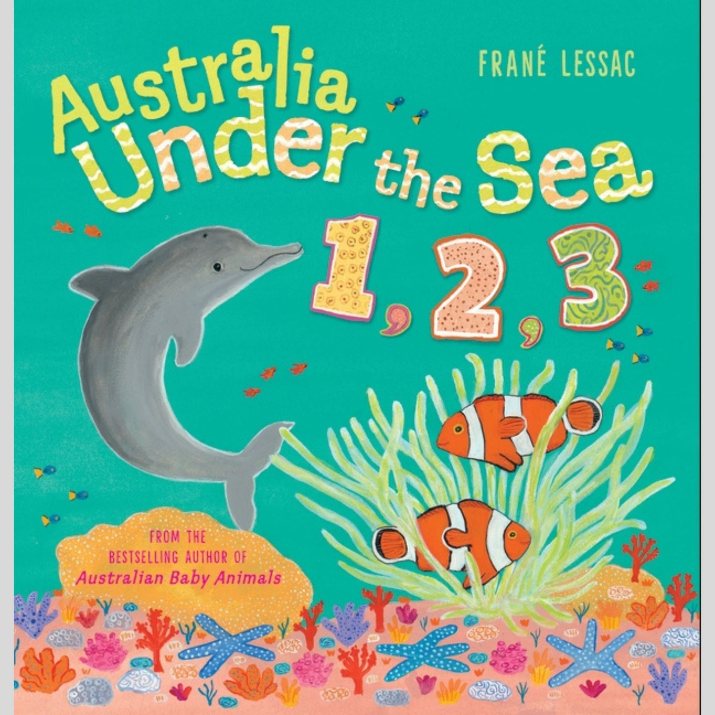 Australia Under the Sea 1 2 3 - Board Book