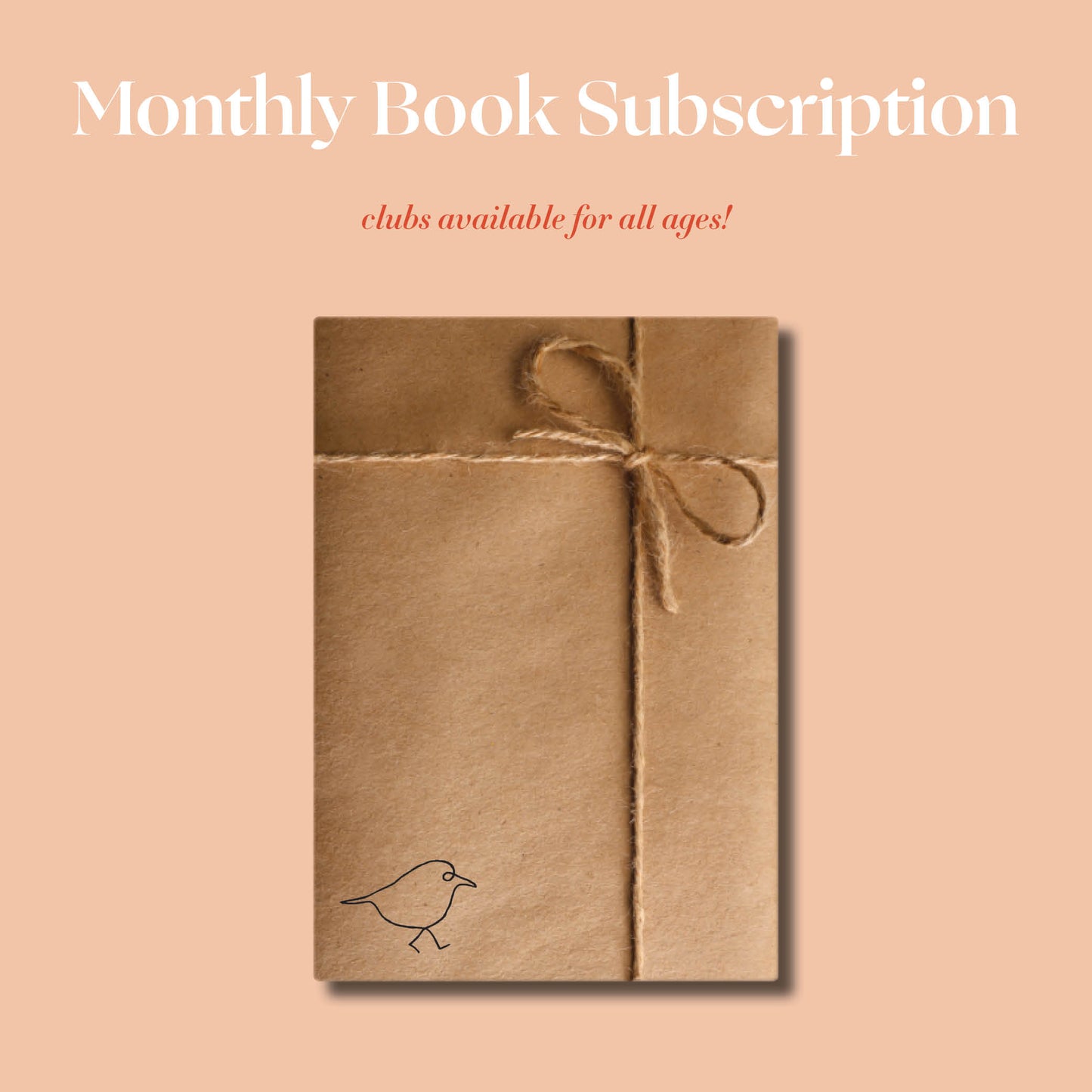 Ongoing Monthly Paper Bird Book Subscription