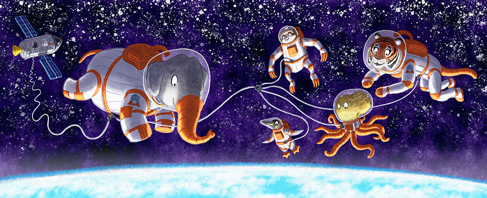 "Spacewalk" Archival print from Stellarphant